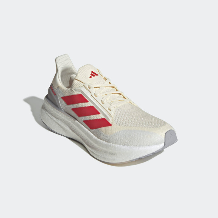 Adidas Men's Ultraboost 5X Off White Better Scarlet Crystal White JS1928 - Orleans Shoe Co.