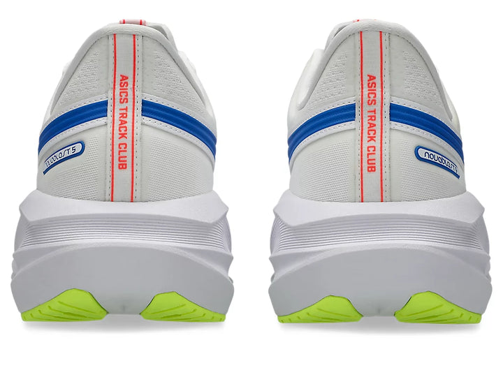 Asics Men's Novablast 5 ATC White Tuna Blue - Orleans Shoe Co.