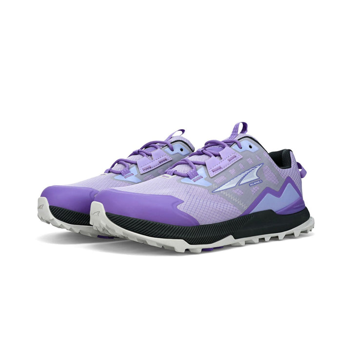 Altra Women’s Lone Peak Low 2 All-Wthr Gray Purple - Orleans Shoe Co.