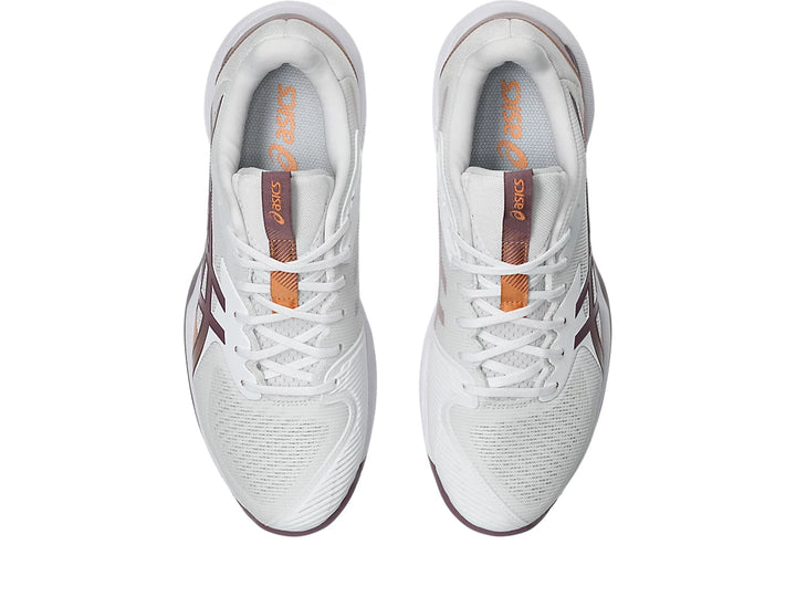 Asics Women's Solution Speed FF 3 White Dusty Mauve - Orleans Shoe Co.