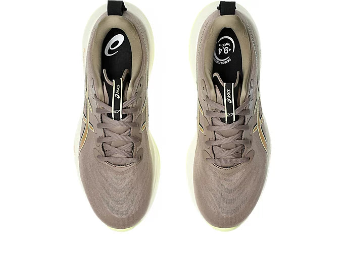 Asics Men's Gel Cumulus 27 Taupe Grey Black - Orleans Shoe Co.