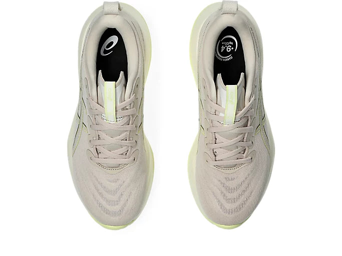 Asics Women's Gel Cumulus 27 Mineral Beige Huddle Yellow - Orleans Shoe Co.