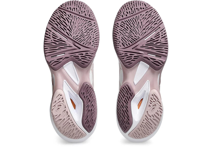 Asics Women's Solution Speed FF 3 White Dusty Mauve - Orleans Shoe Co.