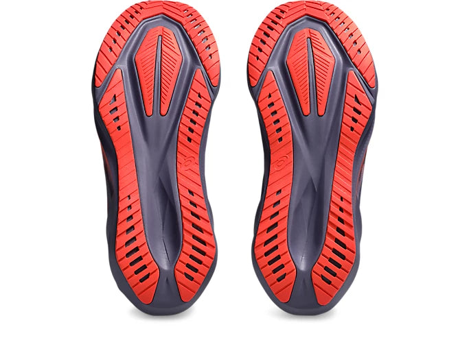 Asics Men's Novablast 5 Greyish Purple Coral Reef - Orleans Shoe Co.