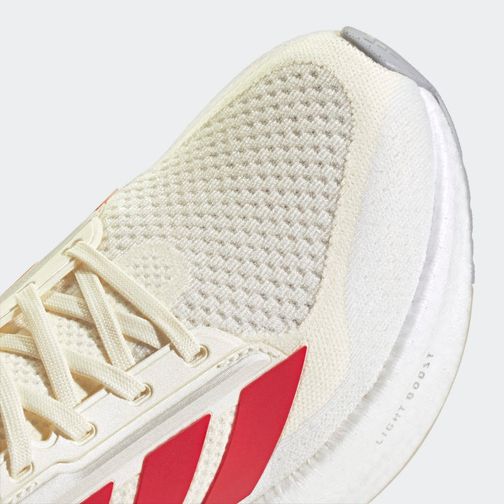 Adidas Men's Ultraboost 5X Off White Better Scarlet Crystal White JS1928 - Orleans Shoe Co.