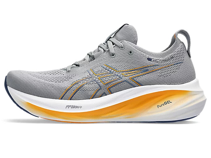 ASICS Men’s Gel Nimbus 26 Sheet Rock Thunder Blue - Orleans Shoe Co.