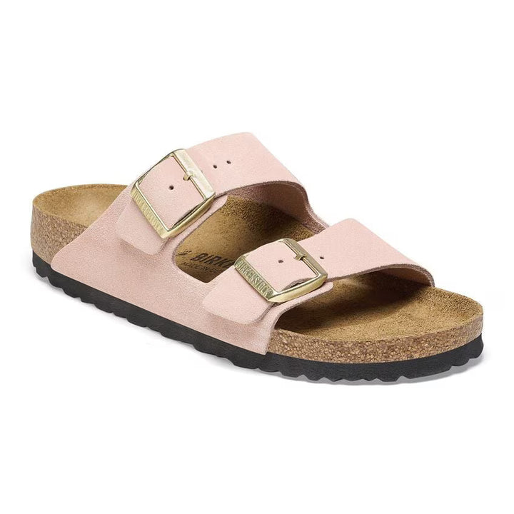 Birkenstock Women's Arizona Light Rose Hard Footbed 1026170 - Orleans Shoe Co.