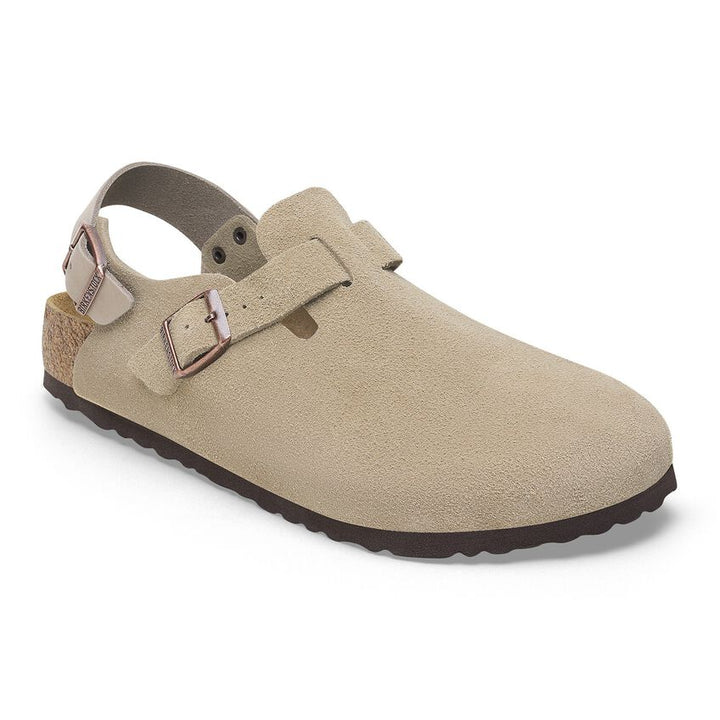 Birkenstock Tokio II Suede Taupe - Orleans Shoe Co.
