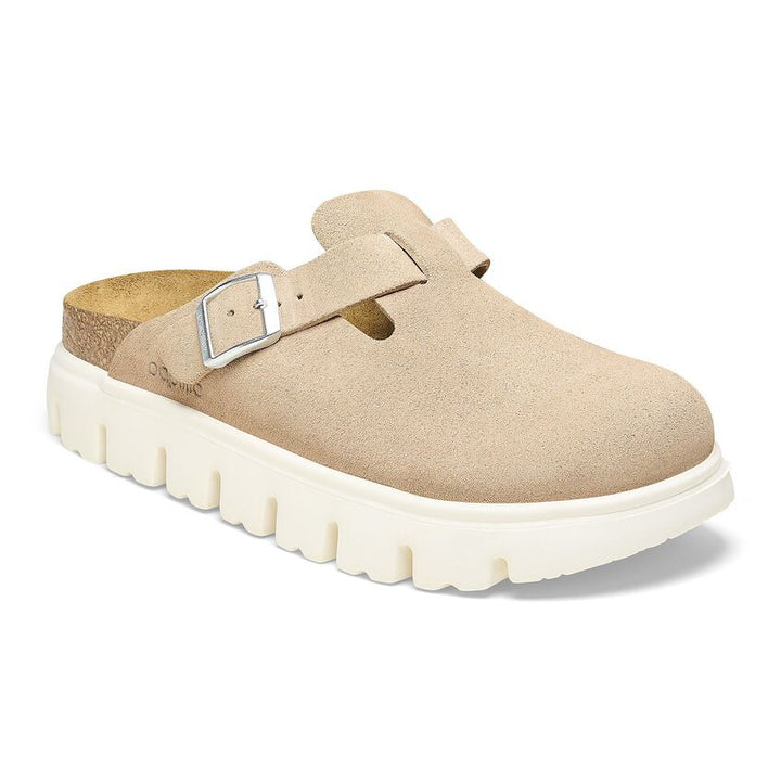 Birkenstock Women's Boston Pap Chunky Warm Sand 1026176 - Orleans Shoe Co.