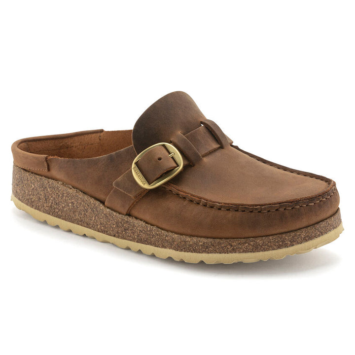 Birkenstock Buckley Oiled Leather Cognac - Orleans Shoe Co.