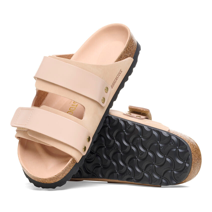 Birkenstock Women’s Uji Nubuck Leather New Beige 1026544 - Orleans Shoe Co.