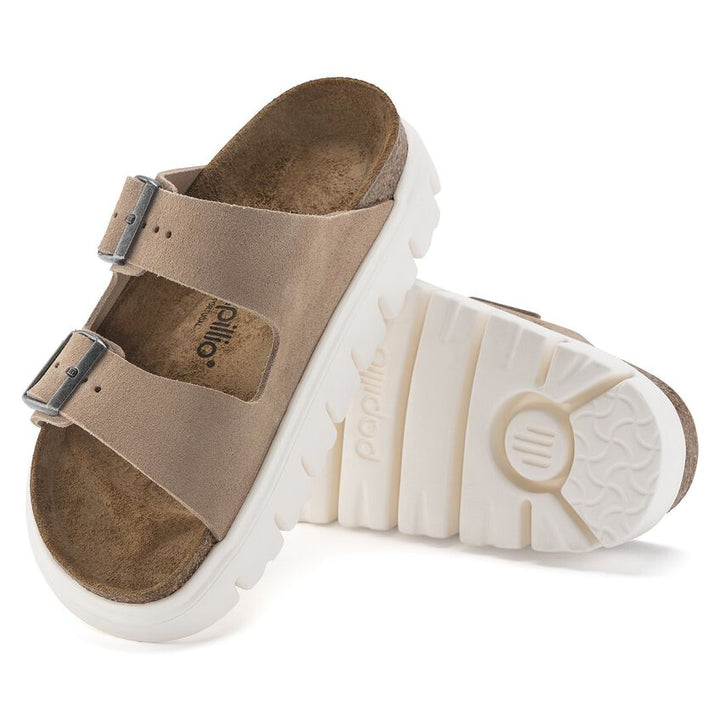 Birkenstock Women's Arizona Pap Chunky Warm Sand 1024950 - Orleans Shoe Co.