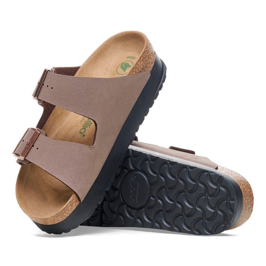 Birkenstock Women's Arizona PAP Flex Platform Mocca - Orleans Shoe Co.