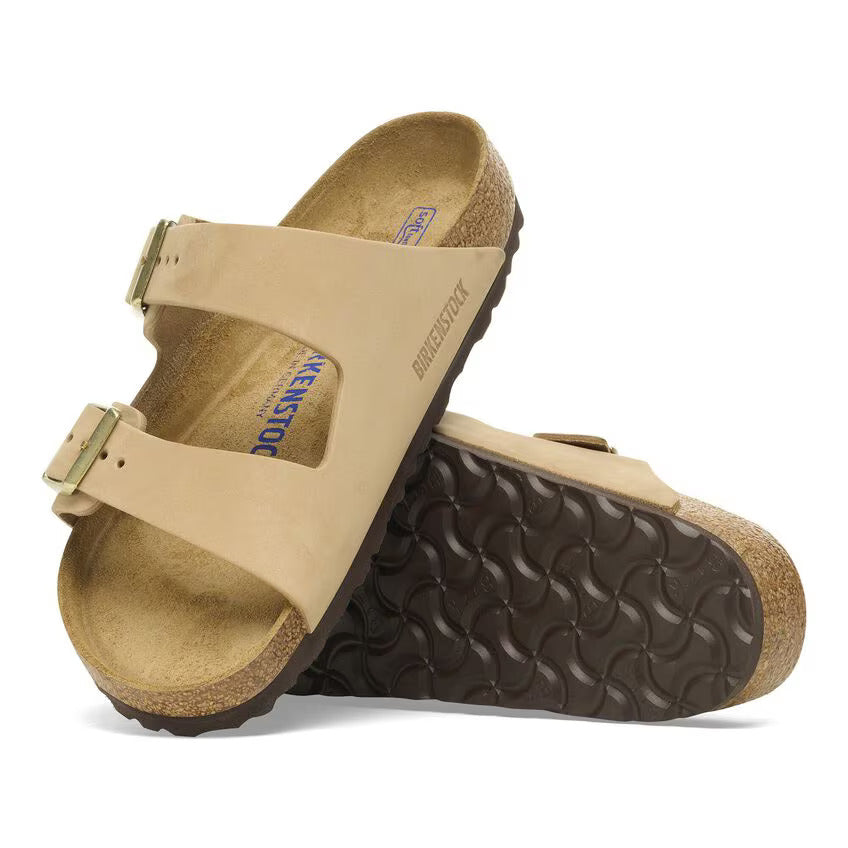 women's birkenstock arizona Big Buckle (White) | Orleans Shoe Co.