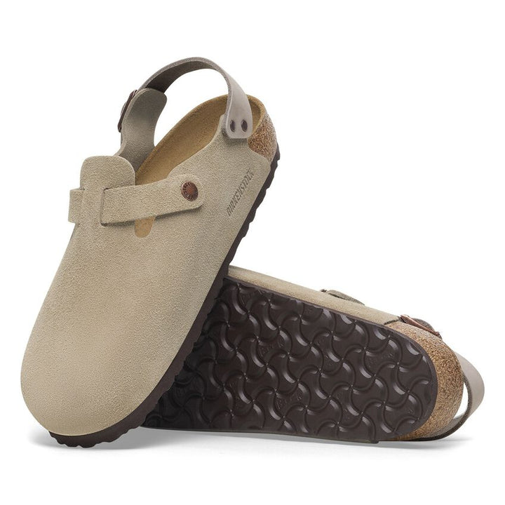 Birkenstock Tokio II Suede Taupe - Orleans Shoe Co.