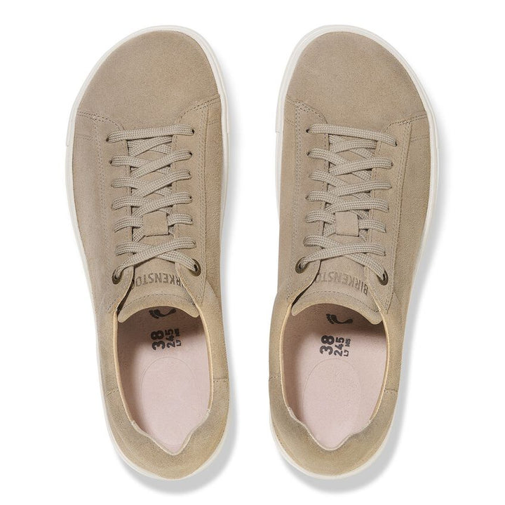 Birkenstock Bend Low Taupe Suede 1028610 - Orleans Shoe Co.