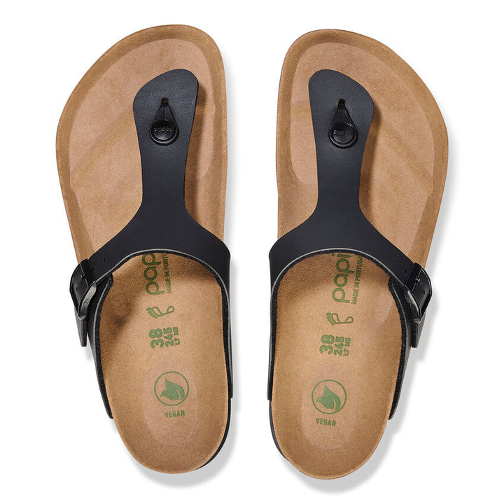 Birkenstock Women’s Gizeh Pap Flex Platform Black - Orleans Shoe Co.