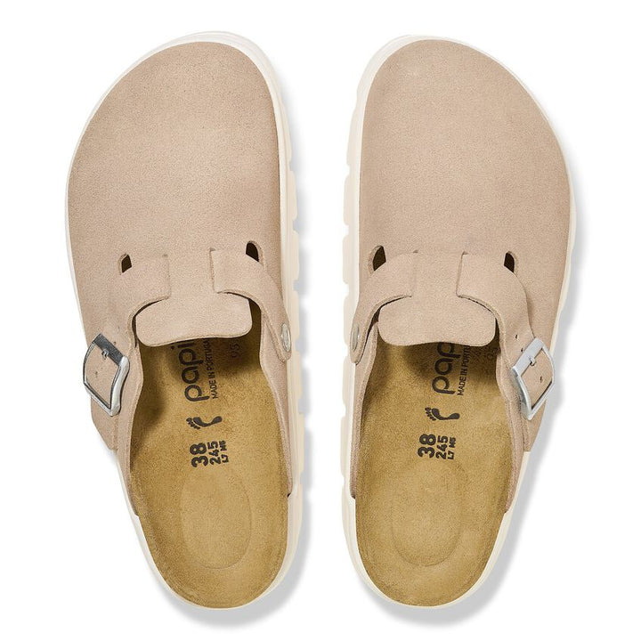 Birkenstock Women's Boston Pap Chunky Warm Sand 1026176 - Orleans Shoe Co.