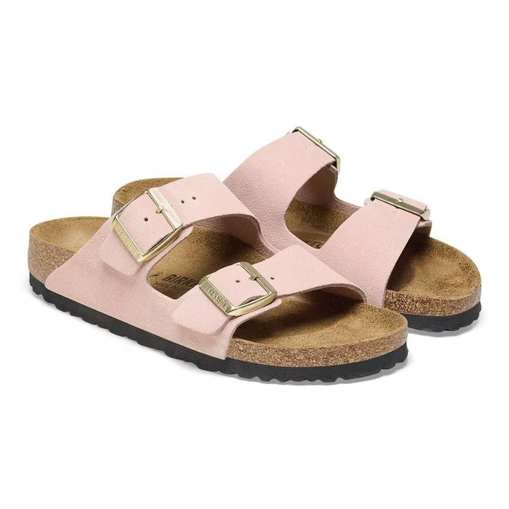 Birkenstock Women's Arizona Light Rose Hard Footbed 1026170 - Orleans Shoe Co.