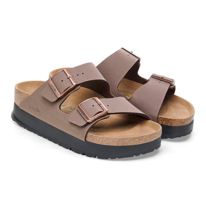 Birkenstock Women's Arizona PAP Flex Platform Mocca - Orleans Shoe Co.
