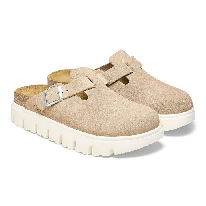 Birkenstock Women's Boston Pap Chunky Warm Sand 1026176 - Orleans Shoe Co.
