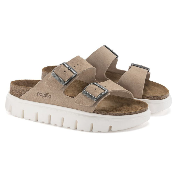 Birkenstock Women's Arizona Pap Chunky Warm Sand 1024950 - Orleans Shoe Co.