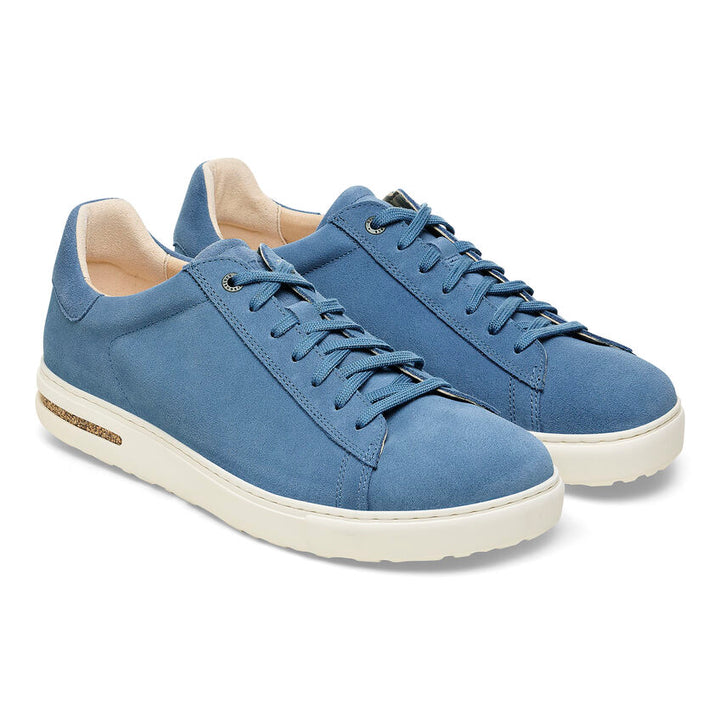 Birkenstock Women's Bend Low Suede Leather Elemental Blue 1027295 - Orleans Shoe Co.