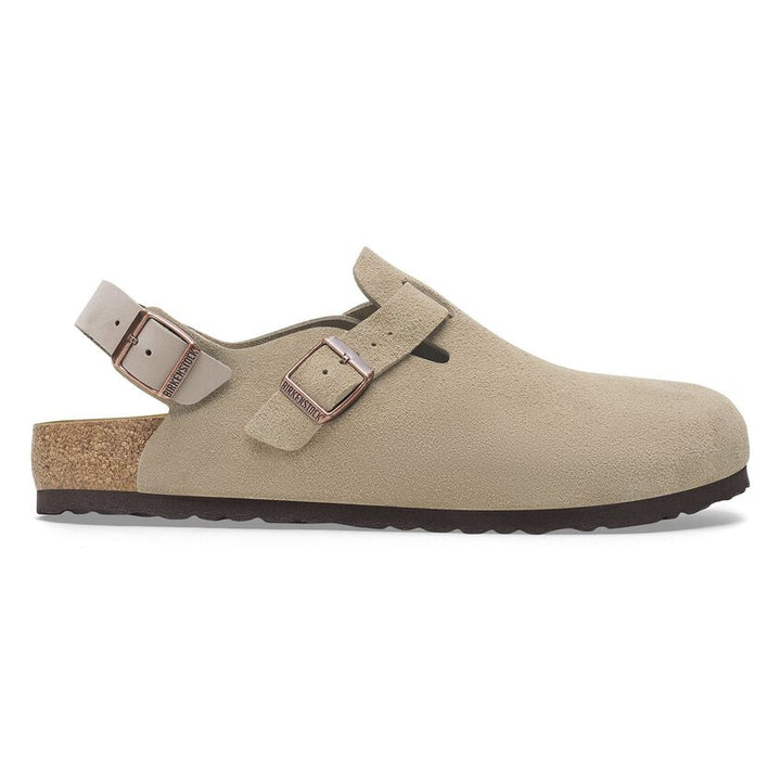 Birkenstock Tokio II Suede Taupe - Orleans Shoe Co.