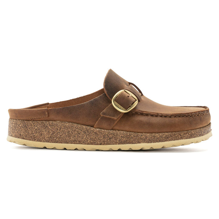 Birkenstock Buckley Oiled Leather Cognac - Orleans Shoe Co.