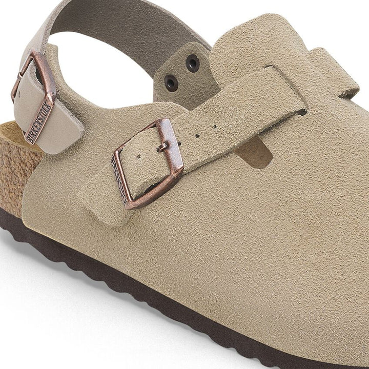 Birkenstock Tokio II Suede Taupe - Orleans Shoe Co.