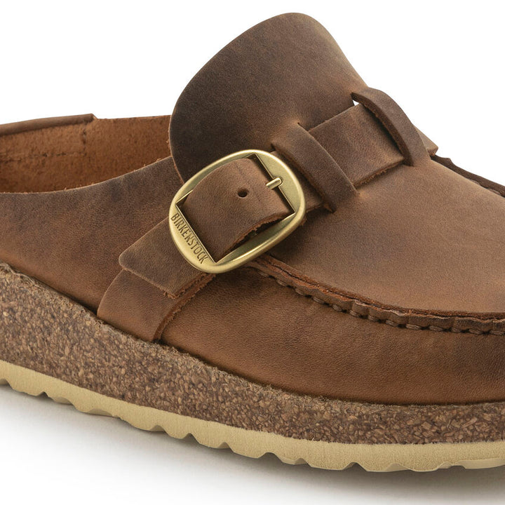 Birkenstock Buckley Oiled Leather Cognac - Orleans Shoe Co.