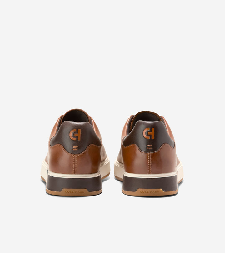 Cole Haan Men's GrandPro Anglelace Sneaker British Tan Chocolate Ivory C40833 - Orleans Shoe Co.