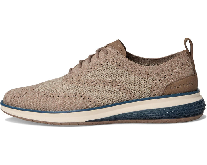 Cole Haan Men's Original Grand Energyweave Stitchlite Oxfords Light Sesame Irish Coffee C40575 - Orleans Shoe Co.