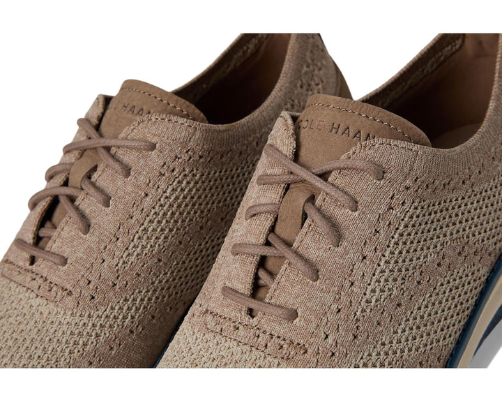 Cole Haan Men's Original Grand Energyweave Stitchlite Oxfords Light Sesame Irish Coffee C40575 - Orleans Shoe Co.