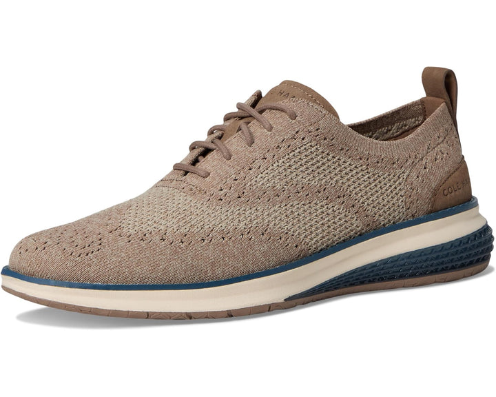 Cole Haan Men's Original Grand Energyweave Stitchlite Oxfords Light Sesame Irish Coffee C40575 - Orleans Shoe Co.