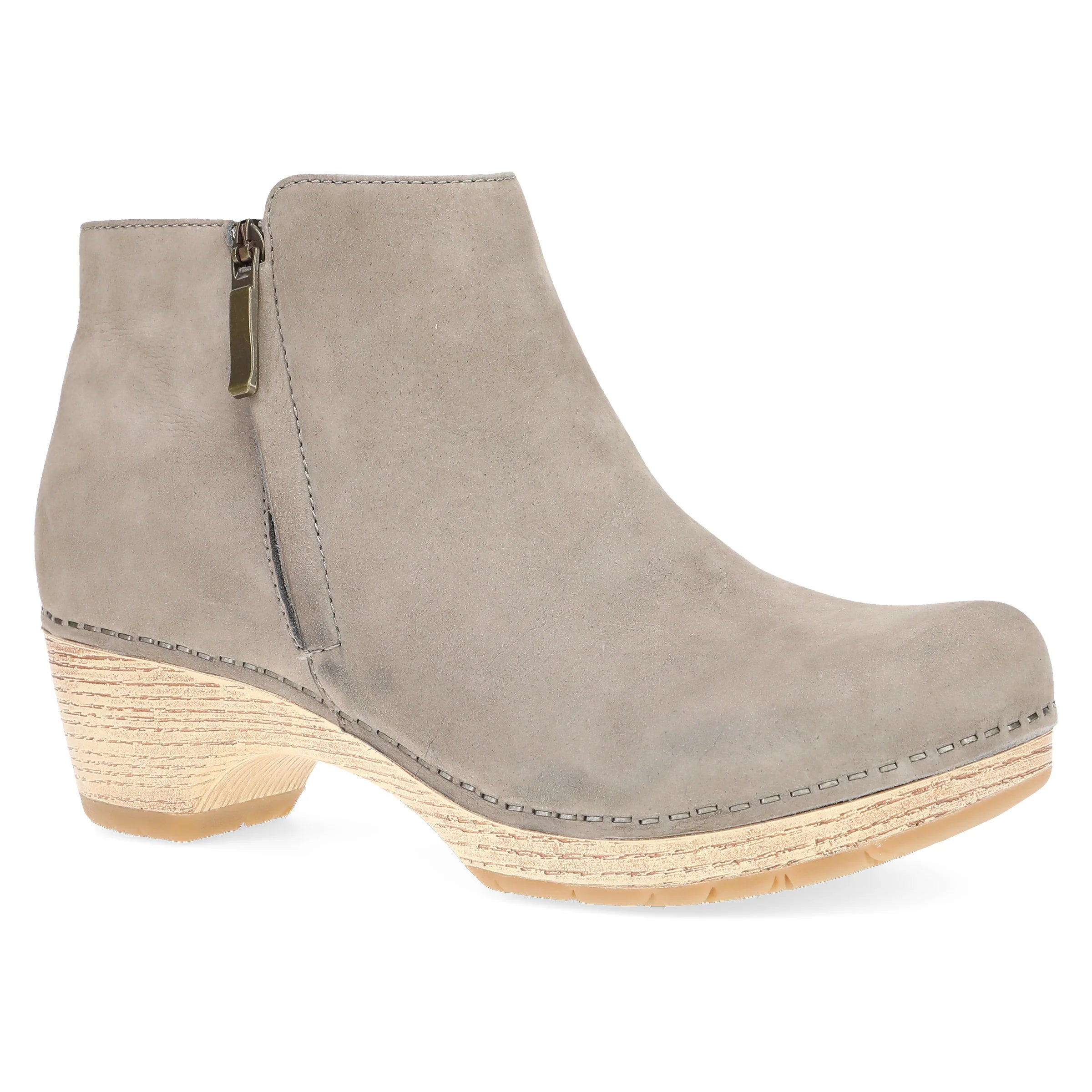 Dansko Women's Lizanne Milled Nubuck Taupe – Orleans Shoe Co.