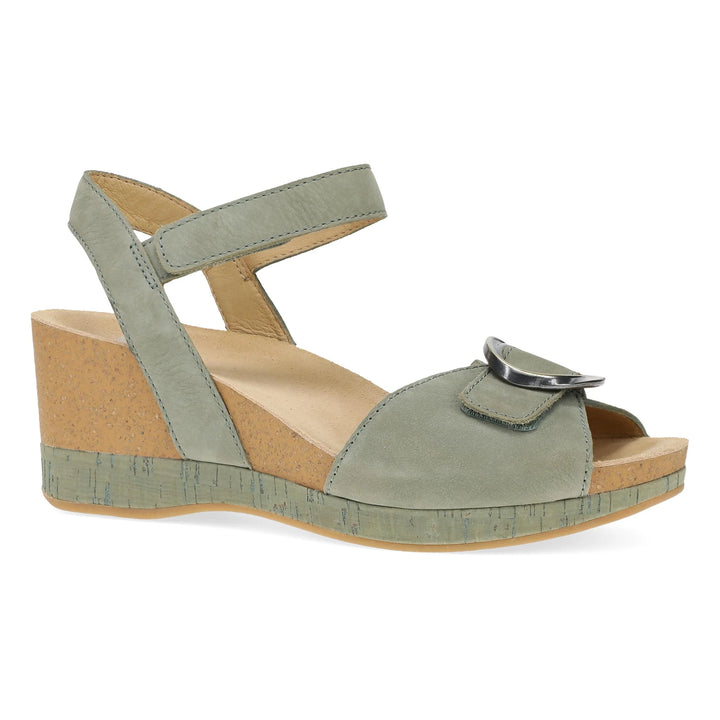 Dansko Women's Stella Milled Nubuck Sage - Orleans Shoe Co.