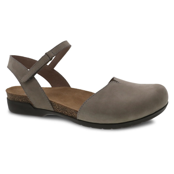 Dansko Women’s Rowan Milled Nubuck Taupe - Orleans Shoe Co.