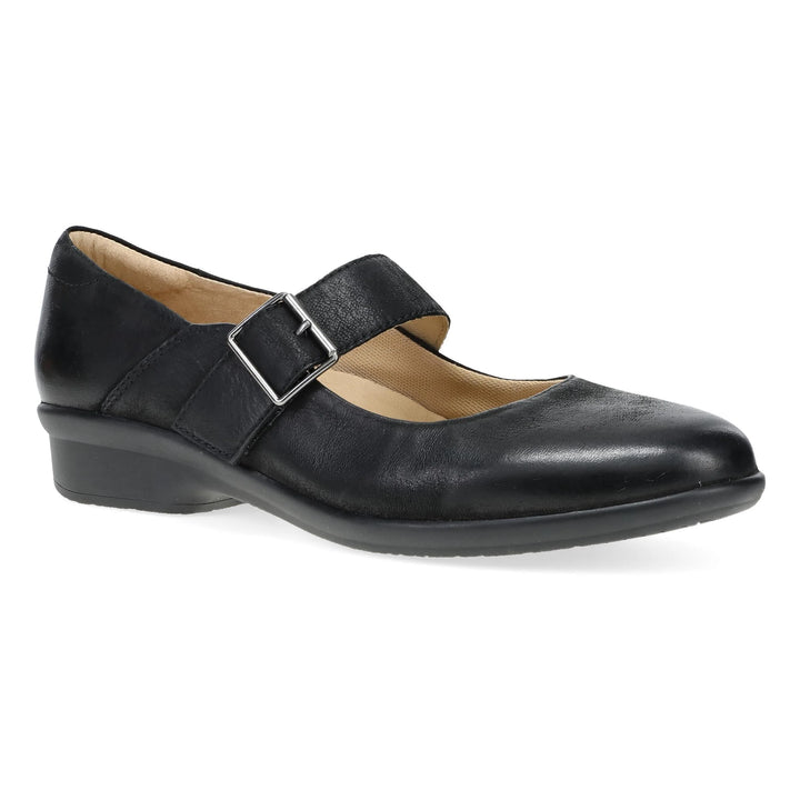 Dansko Women's Collette Burnished Nubuck Black - Orleans Shoe Co.