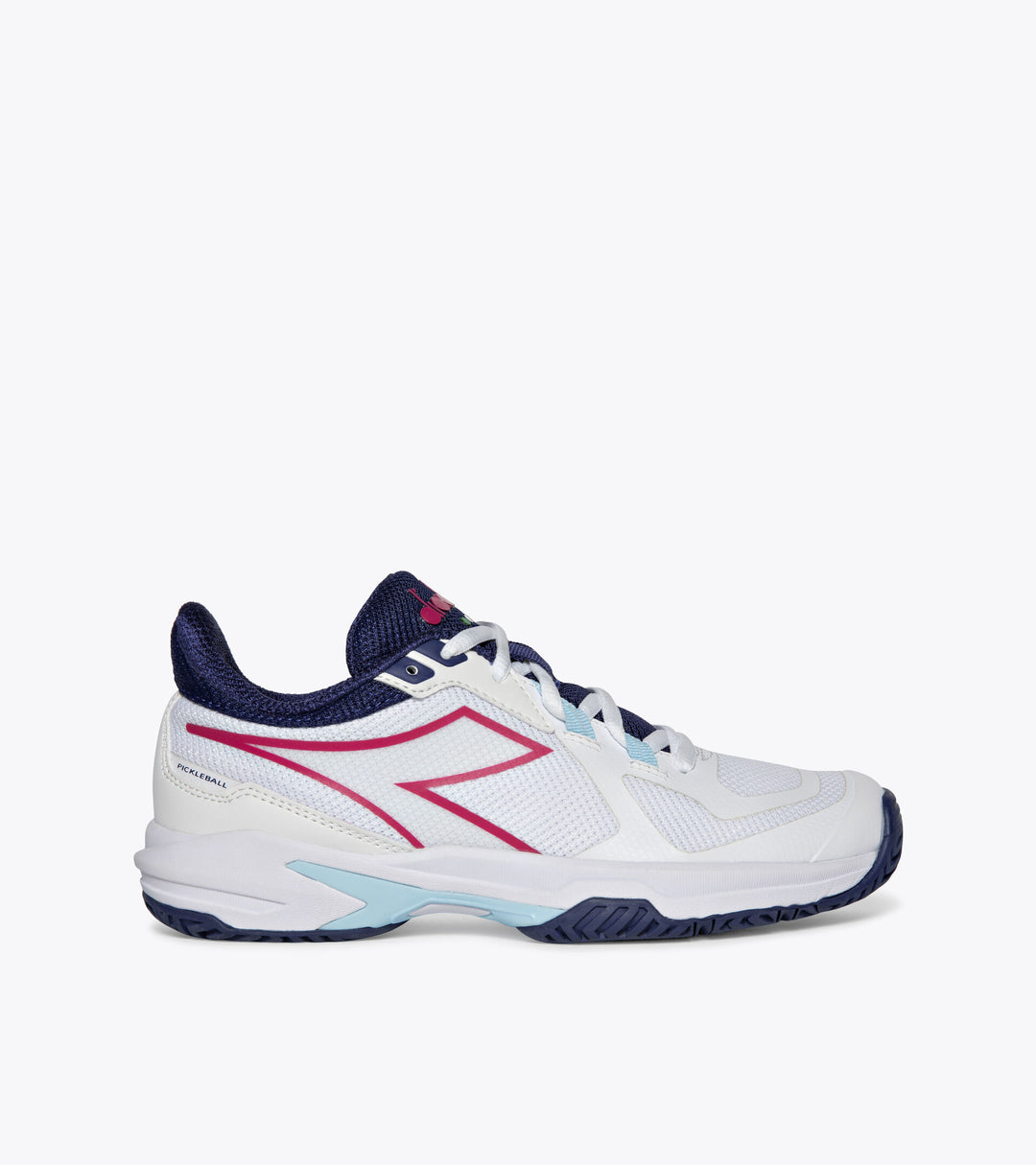Diadora Women’s Trofeo 2 W AG PKL White Blueprint Pink Yarrow - Orleans Shoe Co.