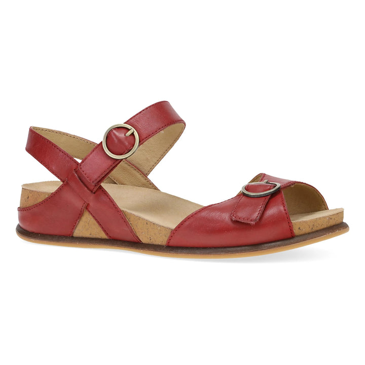 Dansko Women's Candace Burnished Nappa Red - Orleans Shoe Co.