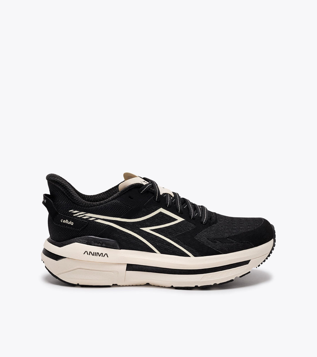 Diadora Women’s Cellula Black Whisper White - Orleans Shoe Co.