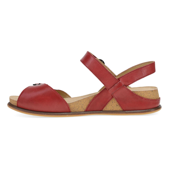 Dansko Women's Candace Burnished Nappa Red - Orleans Shoe Co.