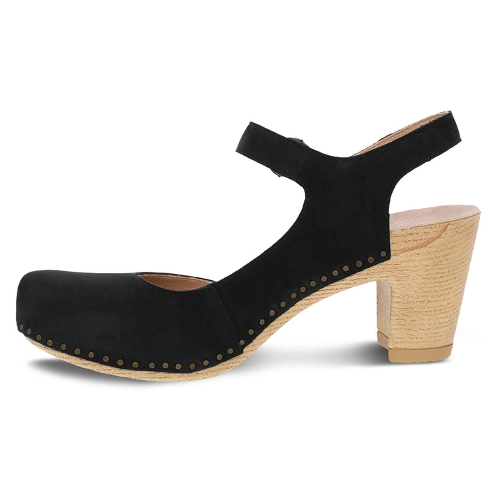 Dansko Women’s Taytum Milled Nubuck Black - Orleans Shoe Co.