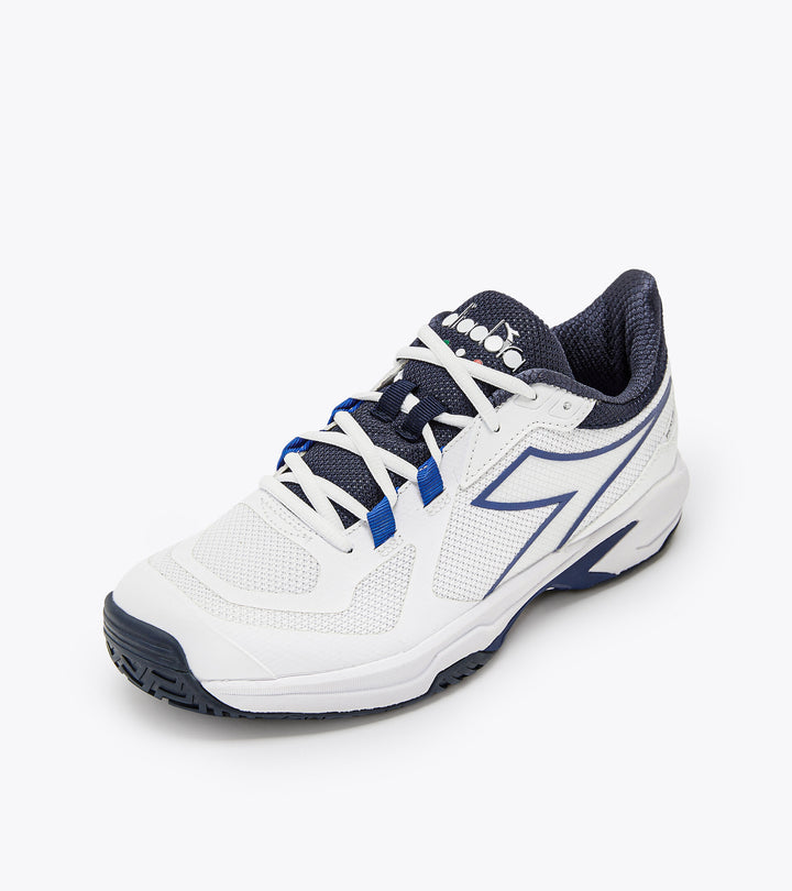Diadora Men’s Trofeo 2 AG PKL White Surf The Web Blue Corsair - Orleans Shoe Co.
