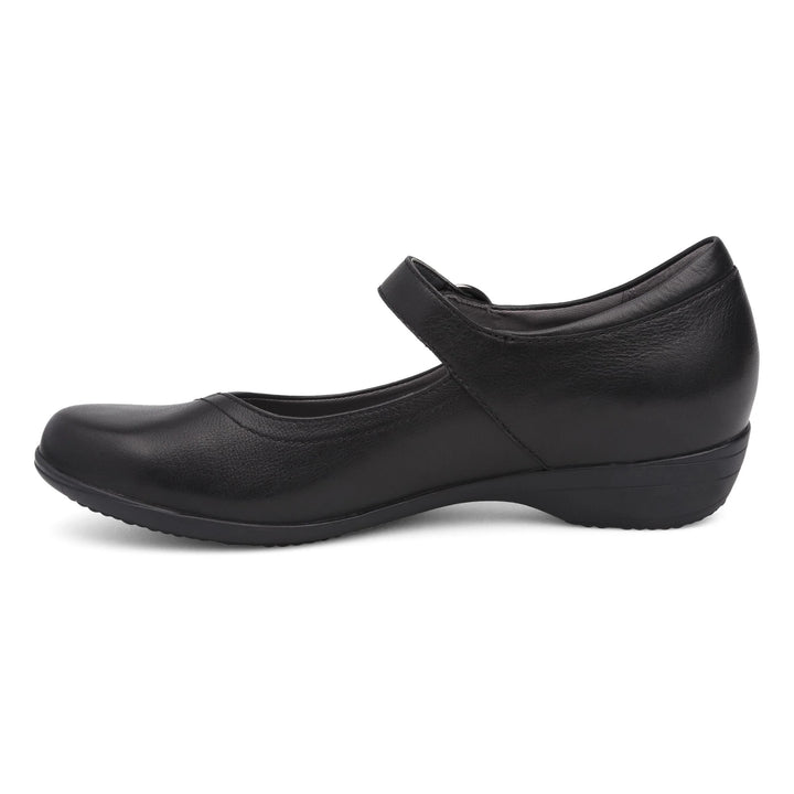 Dansko Women's Fawna Black Leather - Orleans Shoe Co.