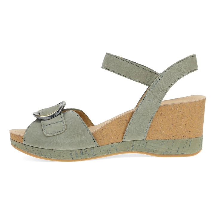 Dansko Women's Stella Milled Nubuck Sage - Orleans Shoe Co.