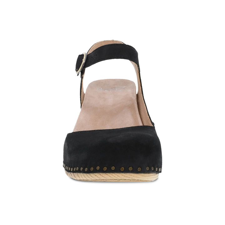 Dansko Women’s Taytum Milled Nubuck Black - Orleans Shoe Co.