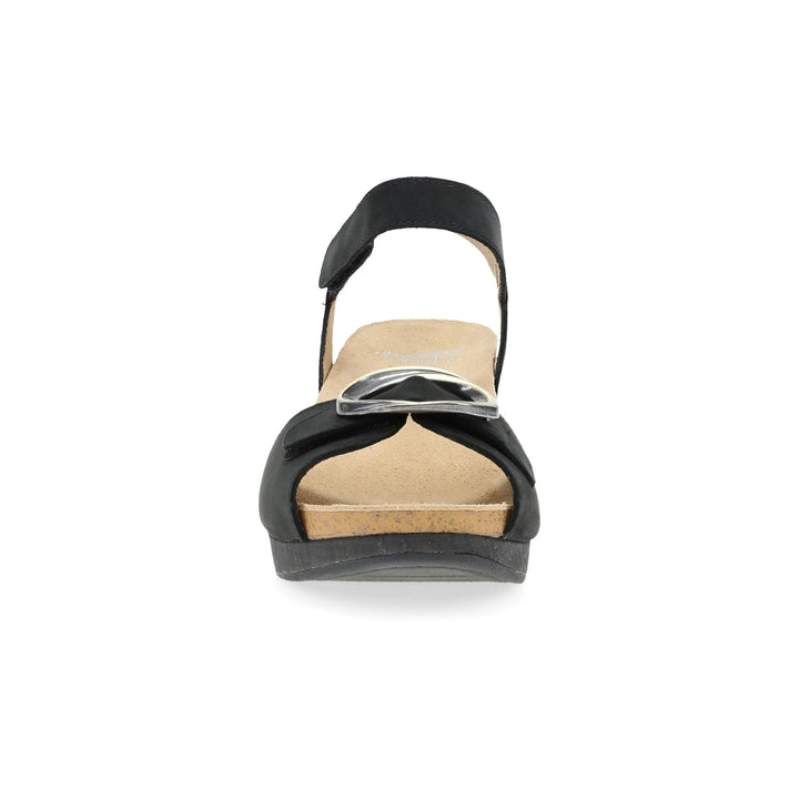 Dansko Women's Stella Milled Nubuck Black - Orleans Shoe Co.