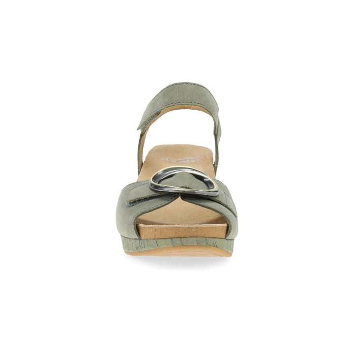 Dansko Women's Stella Milled Nubuck Sage - Orleans Shoe Co.